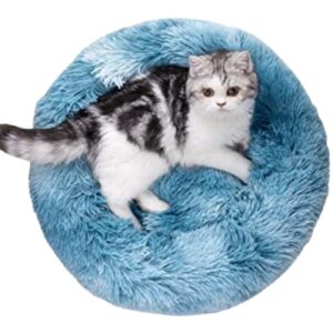 Donut seng himmelblå til kat