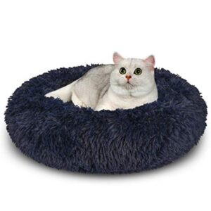 Donut seng kongeblå til kat