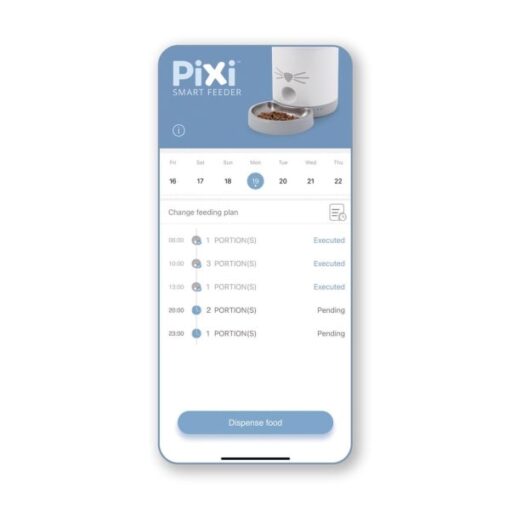 Catit Pixi Smart (Wifi) foderautomat program